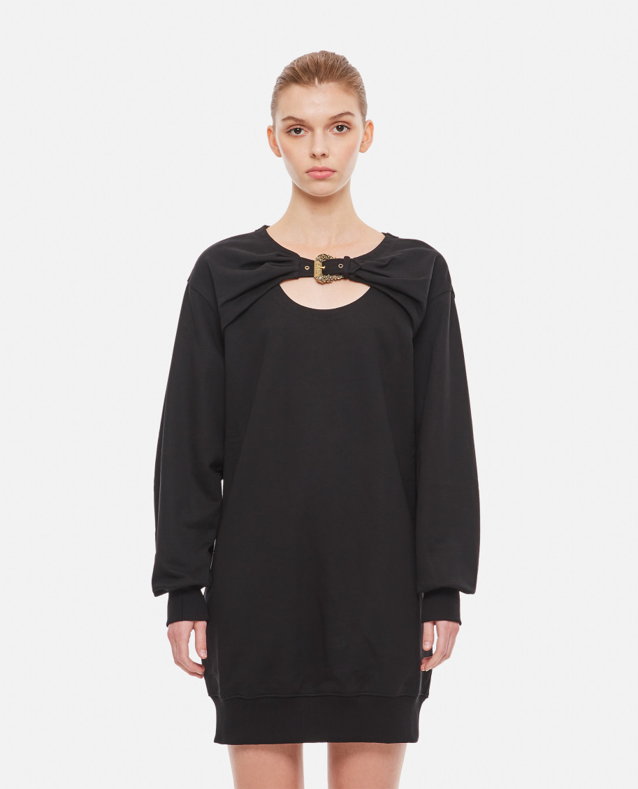 Versace Jeans Couture Black Cut-out Mini Dress