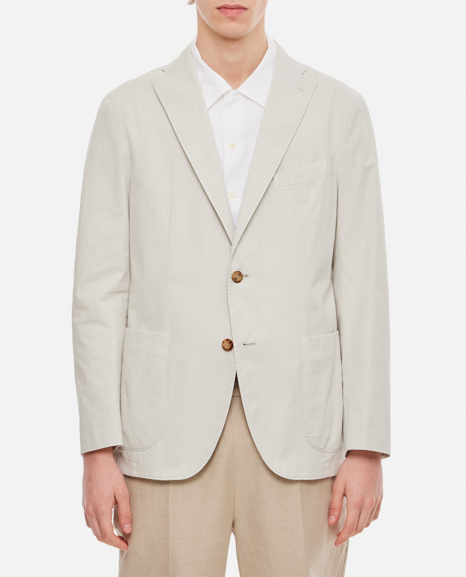 Boglioli Single-breasted Jacket In Off White