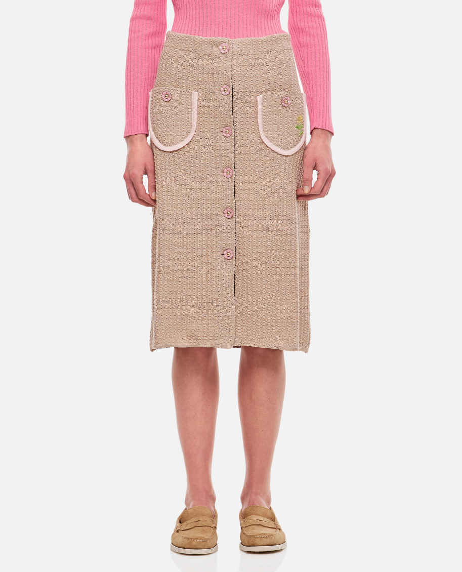 Cormio Lucia Cotton Midi Skirt