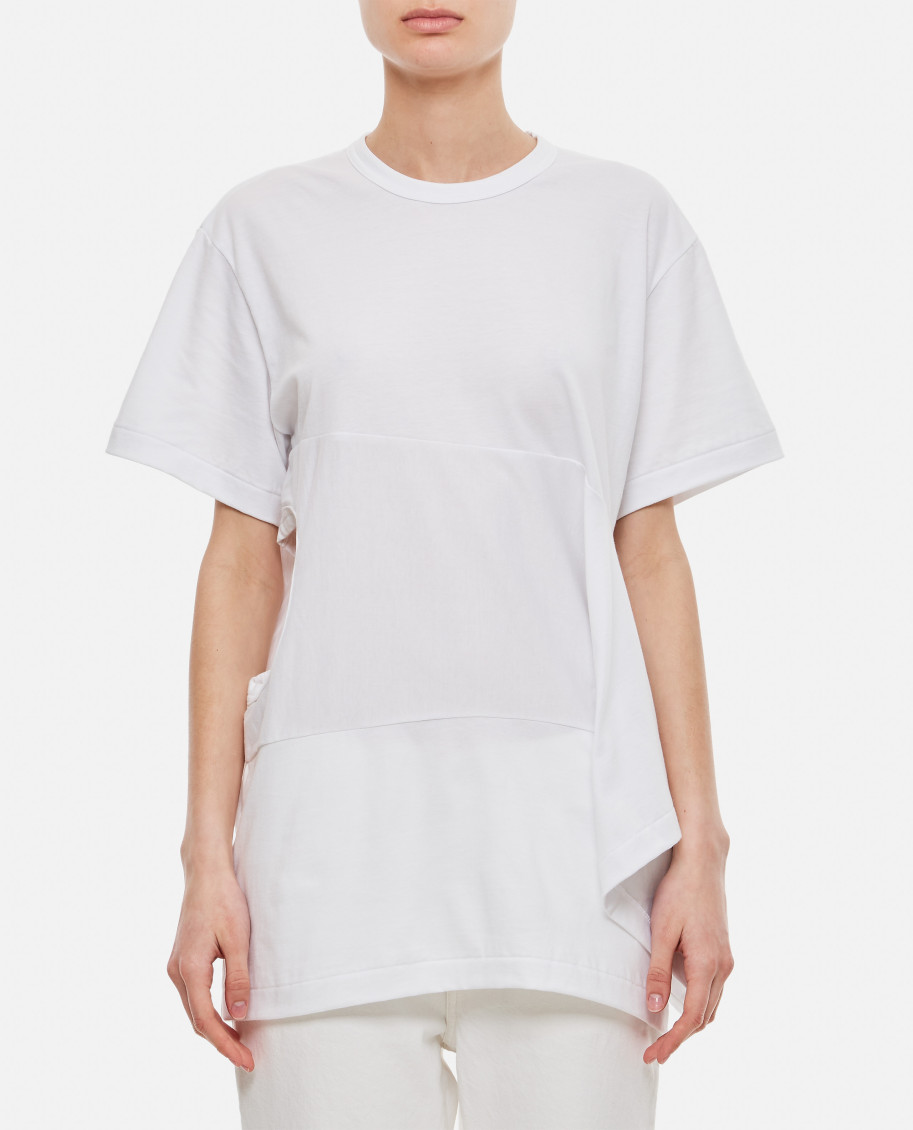 Shop Comme Des Garçons White Roundneck T-shirt