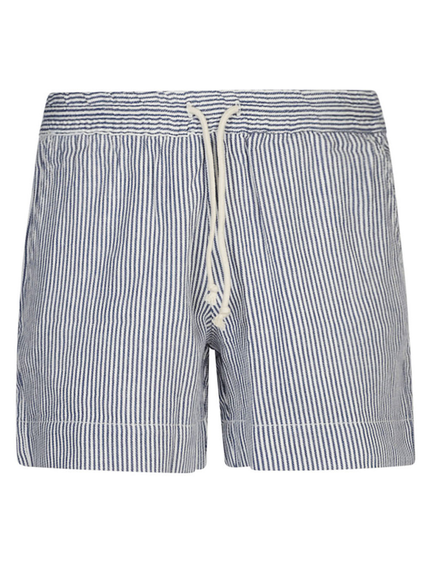 LA PAZ BLUE STRIPPED PATTERN SHORTS