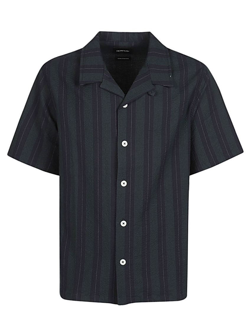 Shop Howlin' Navy Blue Stripe Shirt