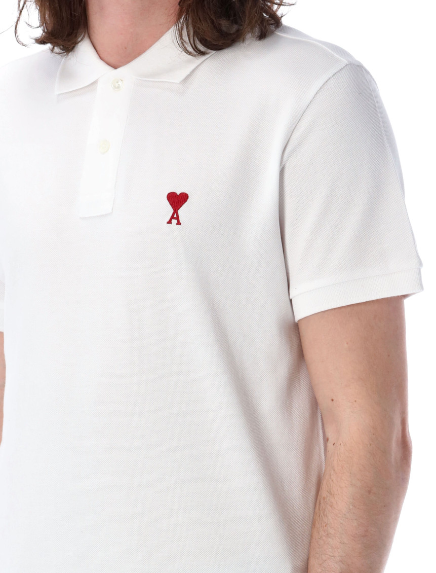 Ami Paris Polo ポロシャツ ホワイト Polo Lサイズ AMI PARIS POLO