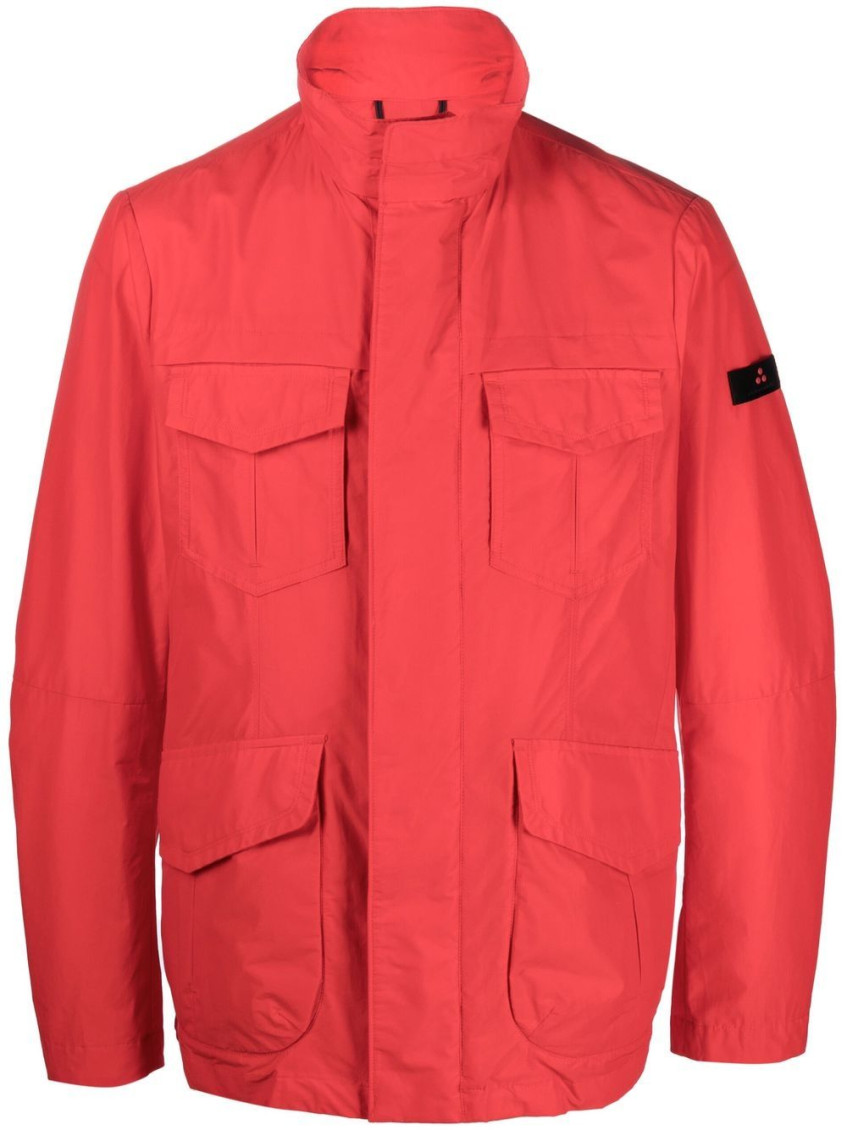 Peuterey Metal Blouson Jacket In Red
