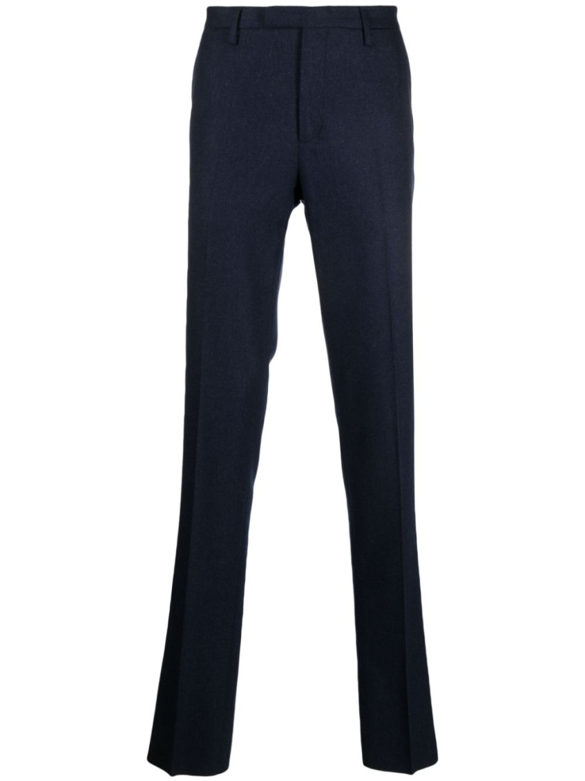 Boglioli Wool Chino Trousers In Blue