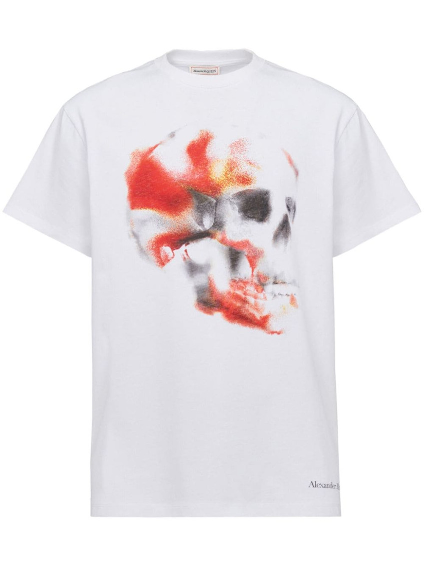 Alexander Mcqueen T-shirt Herren Farbe Weiss 1 In White