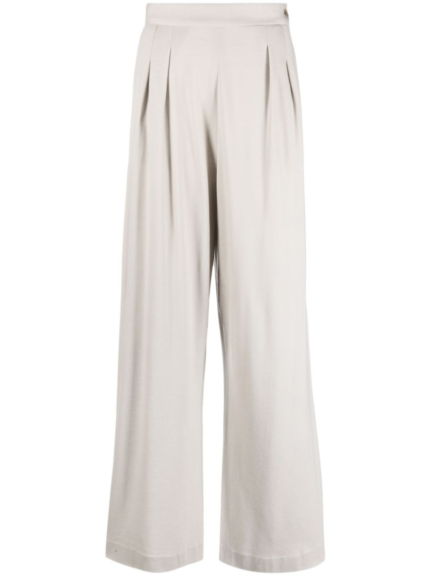 Fabiana Filippi Wool Trousers In White