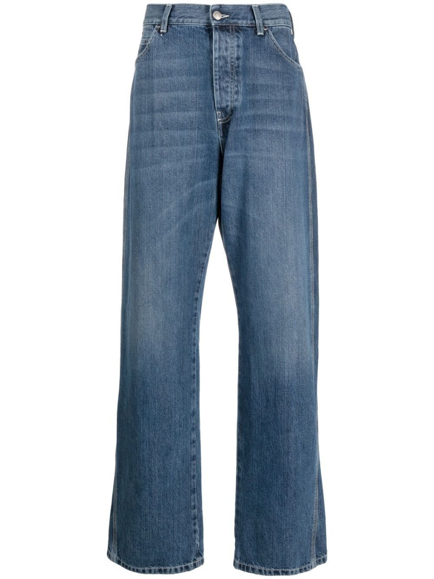 Alexander Mcqueen Alexander Mc Queen Workwear Denim Jeans In Blue