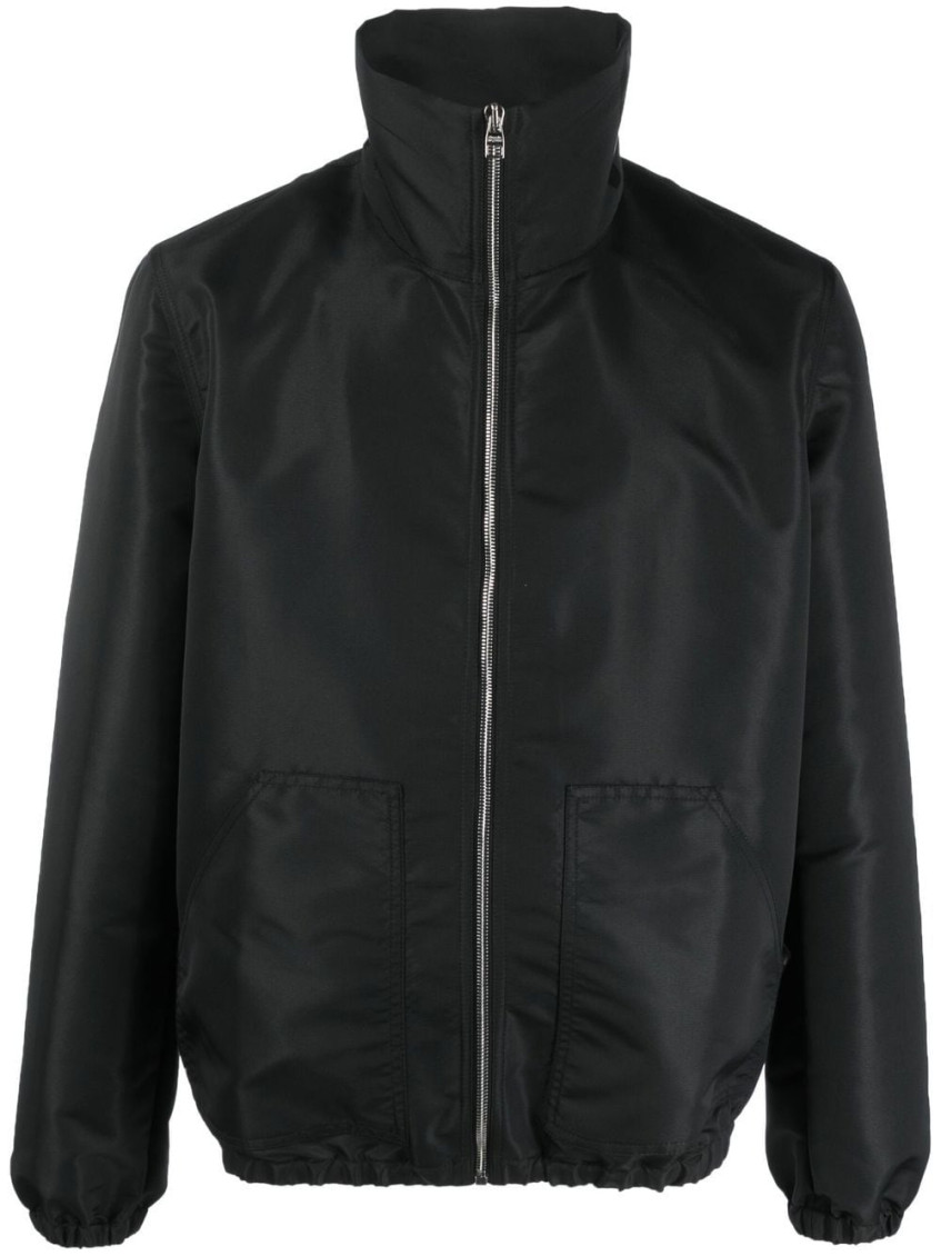 Alexander Mcqueen Alexander Mc Queen Logo Bomber Jacket In Black