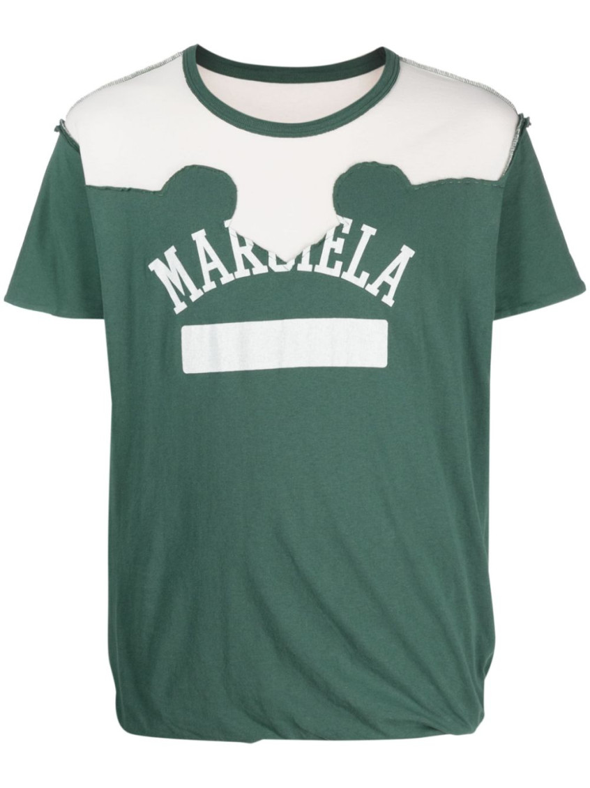 Maison Margiela Décortiqué T-shirt In Green