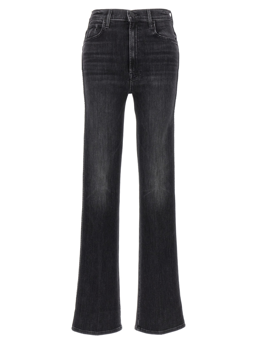 Mother 'hw Smokin Double Heel' Jeans In Dark Grey
