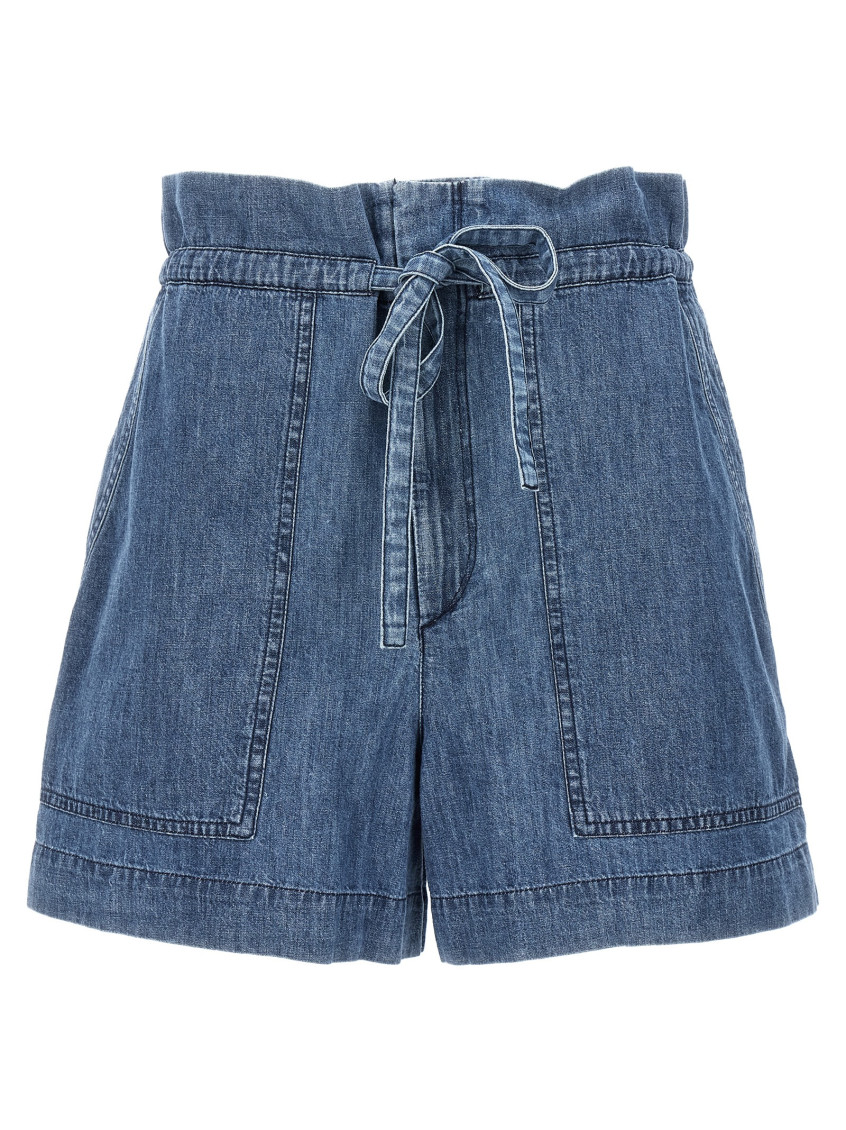 Isabel Marant Blue Bermuda Shorts In Blue
