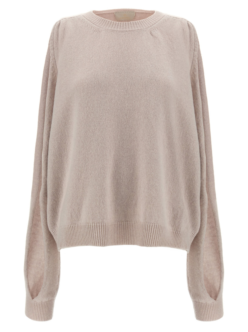 Ramael Dorsal Sweater, Cardigans Beige In Grey