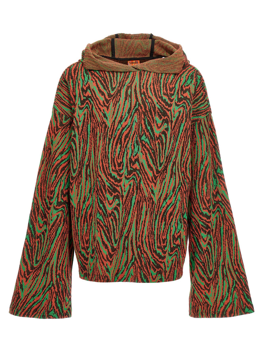 パーカー・フーディ vitelli 'Flow Jacquard' hooded sweater Vitelli Multicolor Flow Jacquard hooded sweater for Men