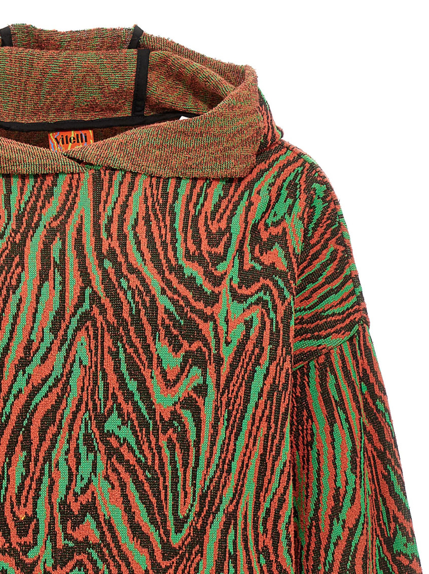 パーカー・フーディ vitelli 'Flow Jacquard' hooded sweater Vitelli Multicolor Flow Jacquard hooded sweater for Men