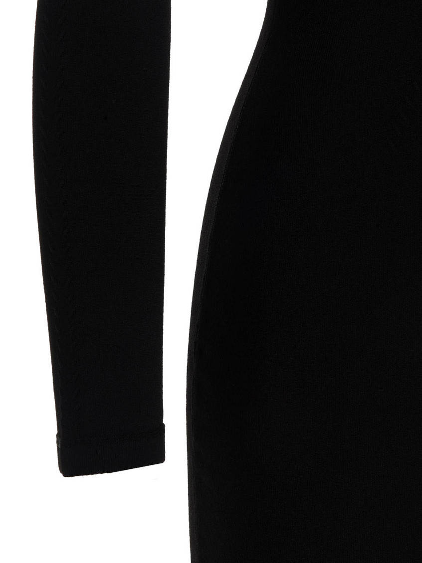 ワンピース DSQUARED2 Ribbed viscose dress Black  S75CV0598S18170 Dsquared2 Black Ribbed viscose dress for Women Online USA at