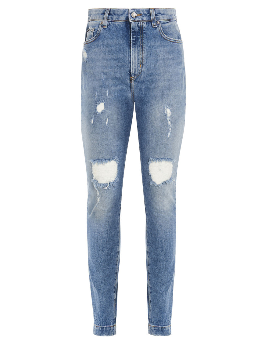Dolce & Gabbana Audrey Jeans Blue In Light Blue