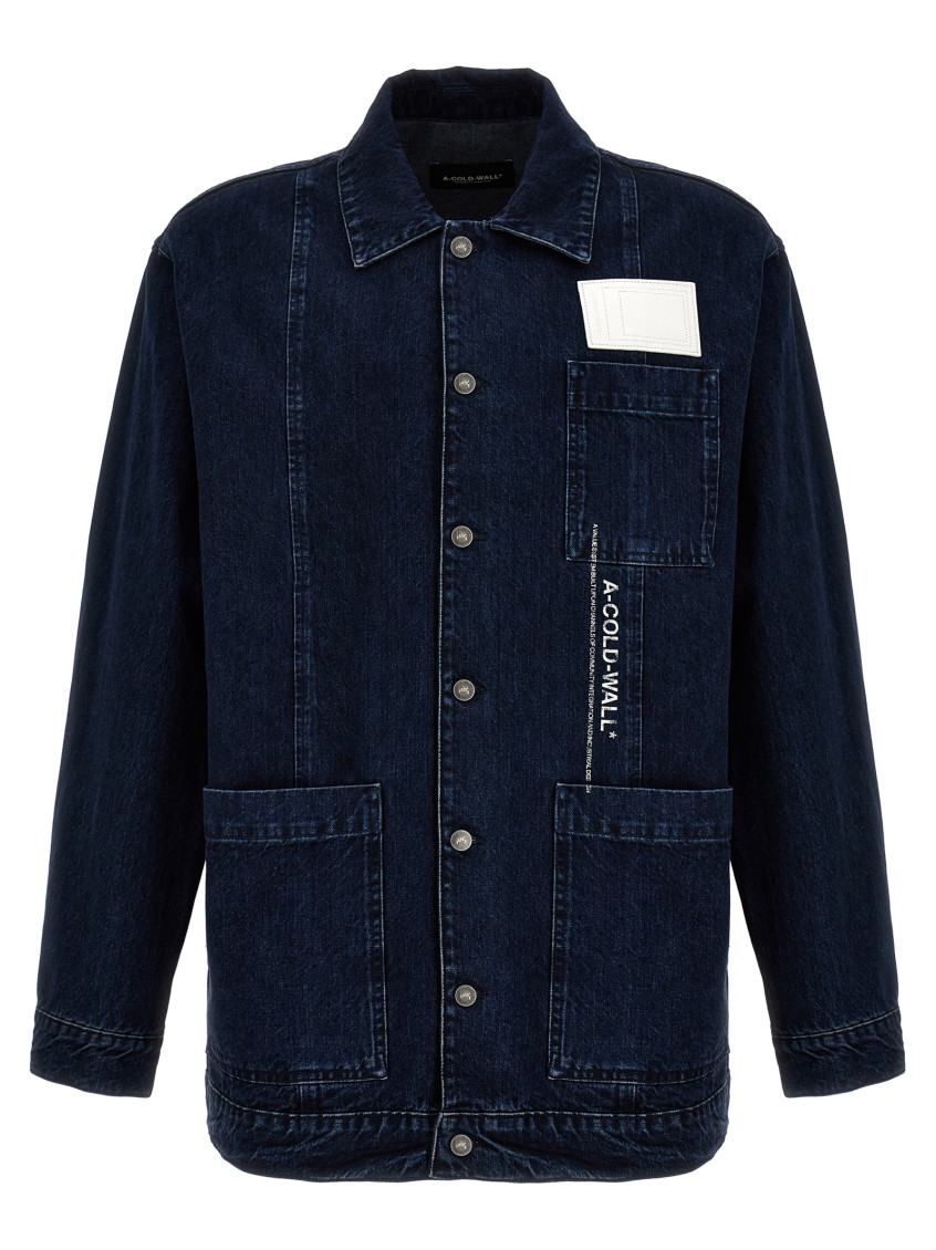 A-cold-wall* Discourse Chore Casual Jackets, Parka Blue In Navy Blue