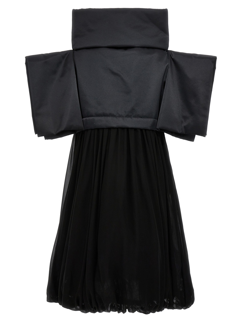ワンピース COMME DES GARCONS Two-material dress Black Comme Des Garcons Black Two-material dress for Women Online