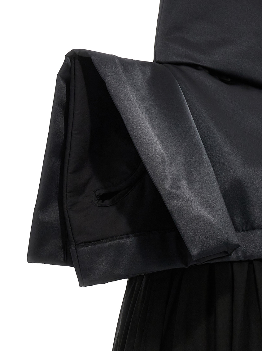 ワンピース COMME DES GARCONS Two-material dress Black Comme Des Garcons Black Two-material dress for Women Online
