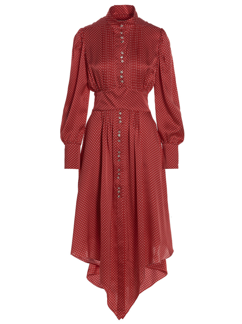 Alexandre Vauthier Red Pol Pol Idress In Red