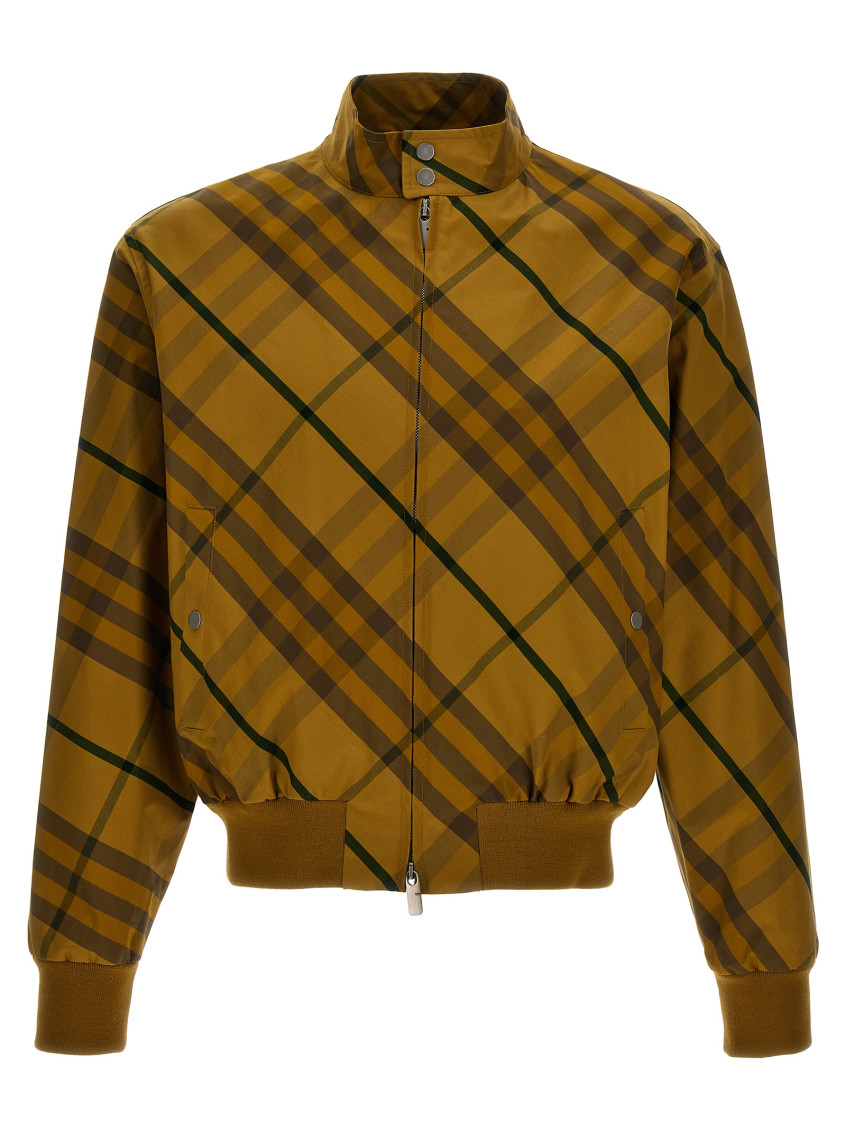 Burberry Yellow Check Print Jacket for Men Online USA at Darveys