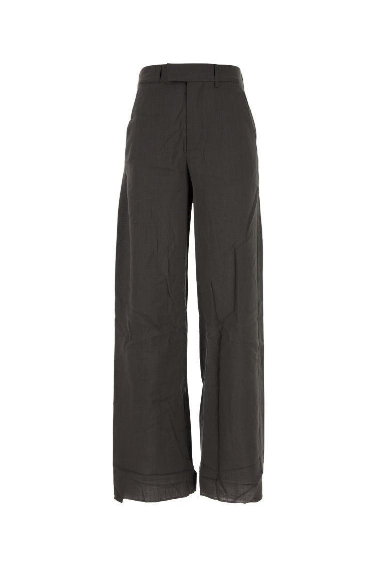 Mm6 Maison Margiela Dark Grey Stretch Twill Pant