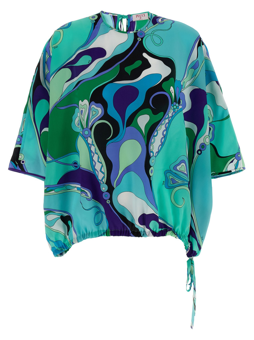 Pucci Orchid Blouse Shirt And Blouse Multicolor