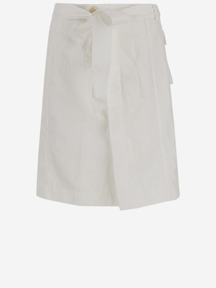 Ferragamo Wallet Skirt Made Of Cotton Blend