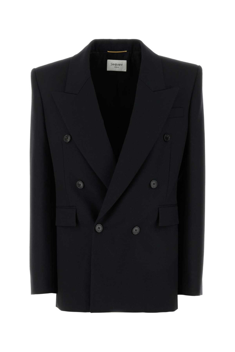 Saint Laurent Black Wool Blazer