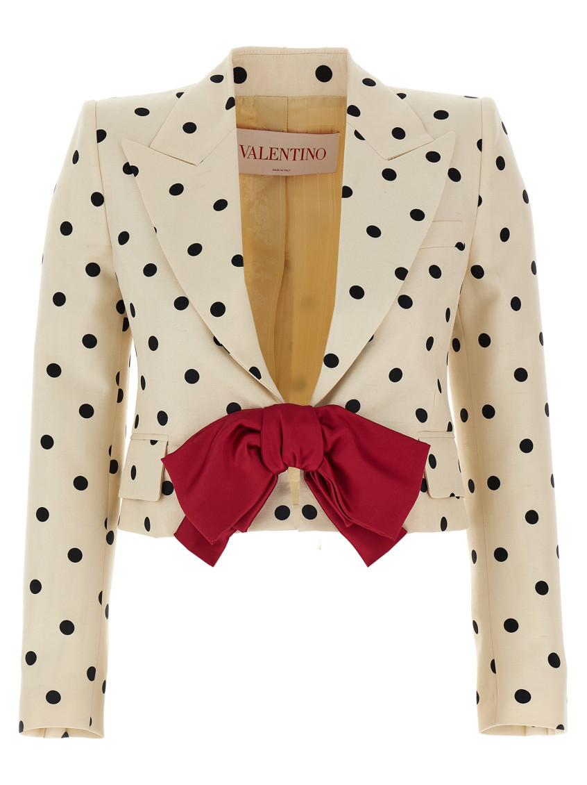 Valentino Multicolor Print Blazer