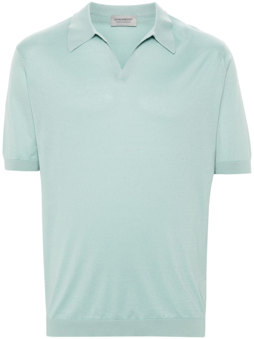 Tシャツ・カットソー JOHN SMEDLEY Men T Shirts BRADWELLLSPALM Green John Smedley Lorca Top | Liberty