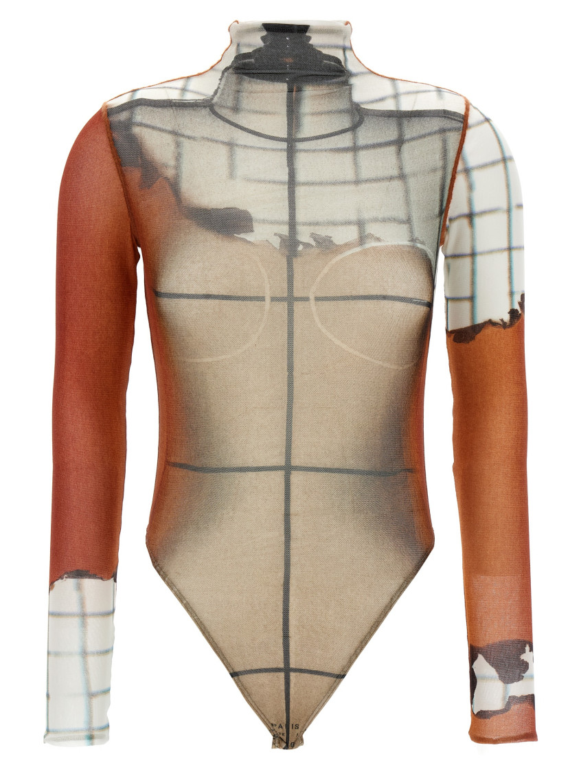 Jean Paul Gaultier Multicolor The Fire Bodysuit