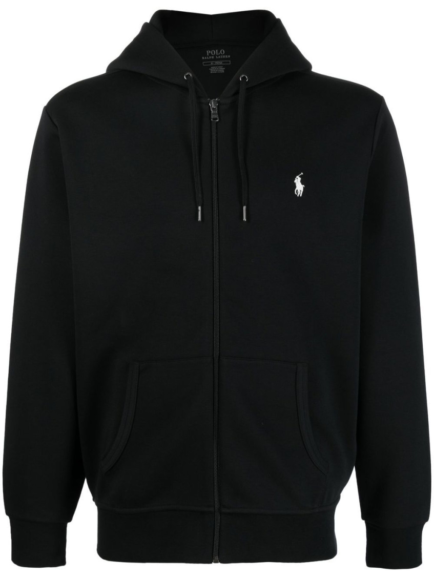 Shop Polo Ralph Lauren Black Sweatshirt With Logo