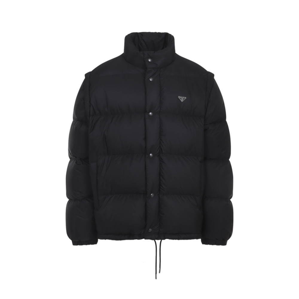 Prada Black Mock Collar Jacket for Men Online India at Darveys.com