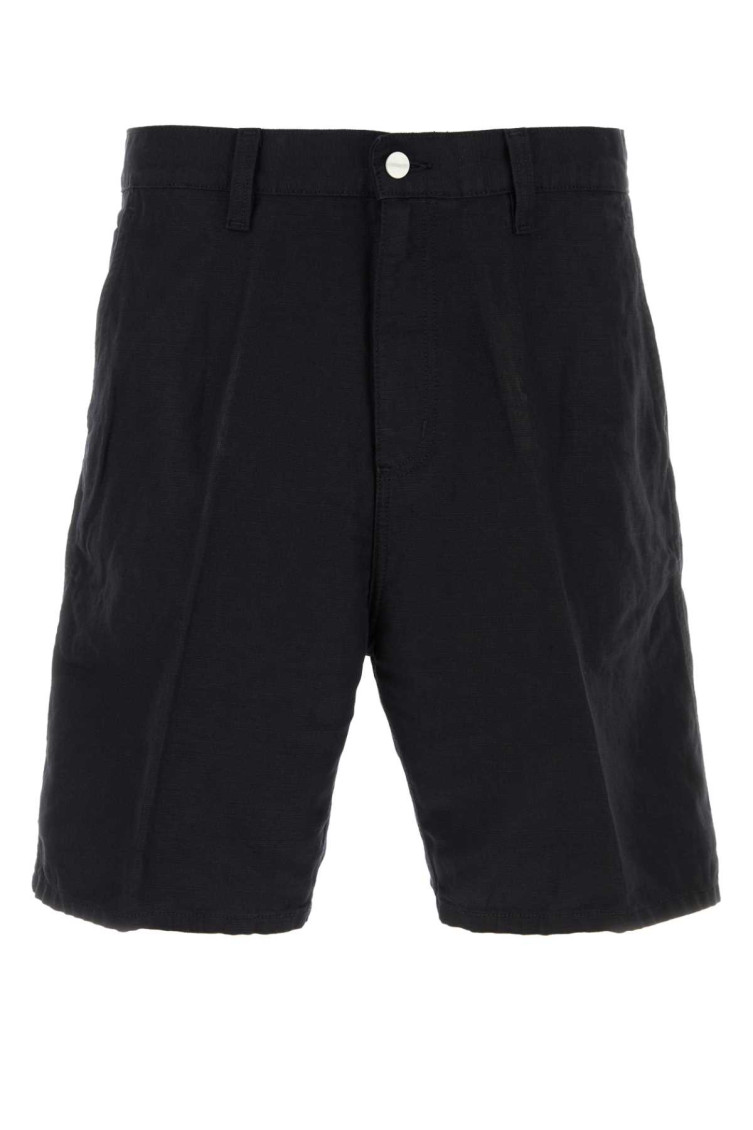 Carhartt Regular Waist Relaxed Fit Single Knee Shorts In Black