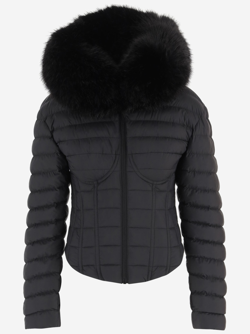 Balenciaga Black Quilted Jacket In Black
