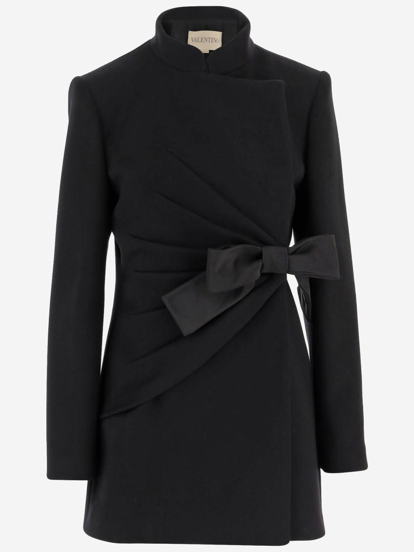 Valentino Long-sleeved Casual Jacket In Black