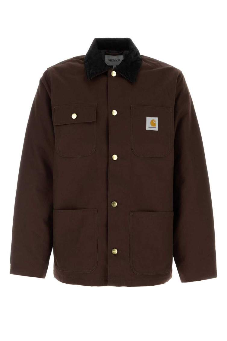 Carhartt Wip Michigan Winter Tobacco Jacket In Brown