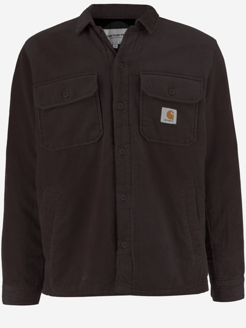 Carhartt Relaxed Fit Jacket Chest Pockets In Brown