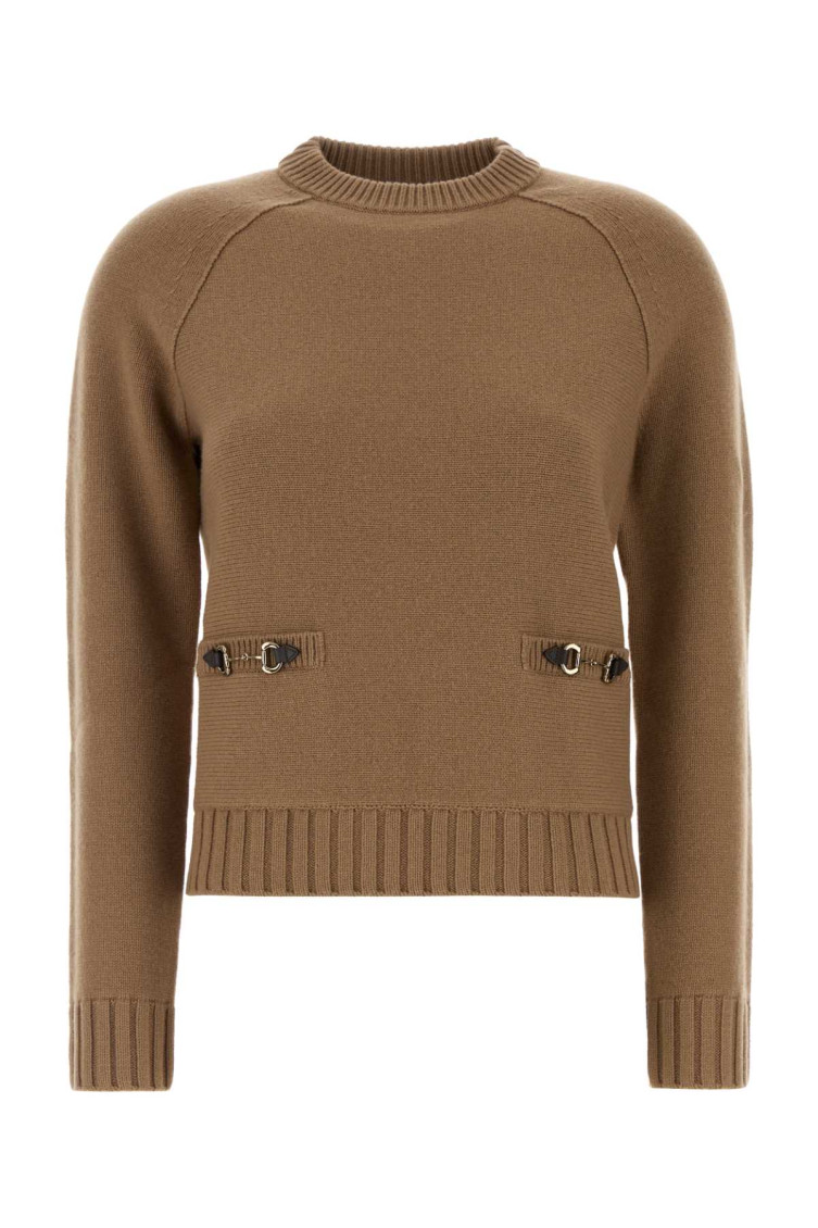 Gucci Brown Wool Sweater In Brown