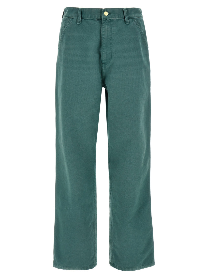 Carhartt Green Single Knee Pants In Green