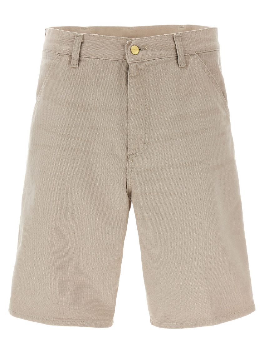 Carhartt Beige Single Knee Bermuda Shorts In Neutral