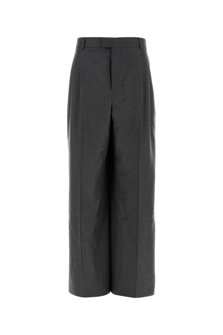 Ami Alexandre Mattiussi Ami Paris Ami Paris Grey Wool Classic Trousers In Black