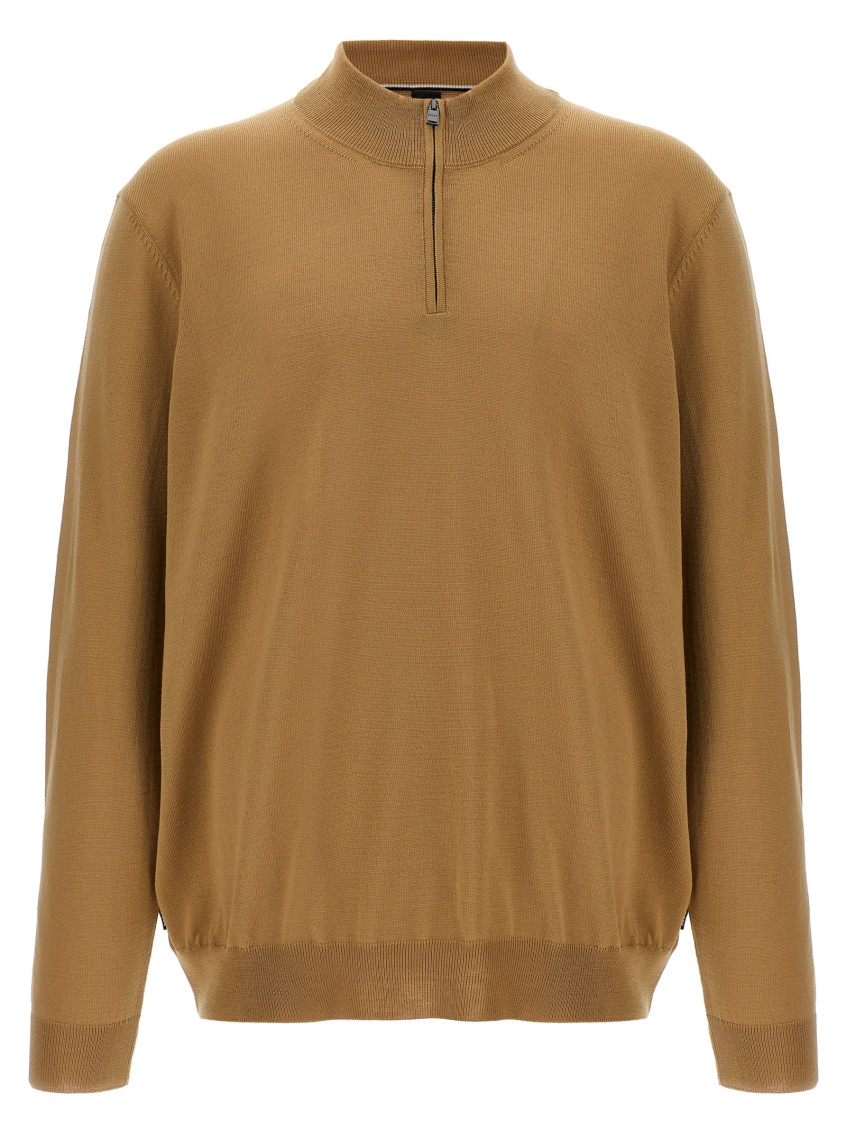 Shop Hugo Boss Beige Ebenji Sweater