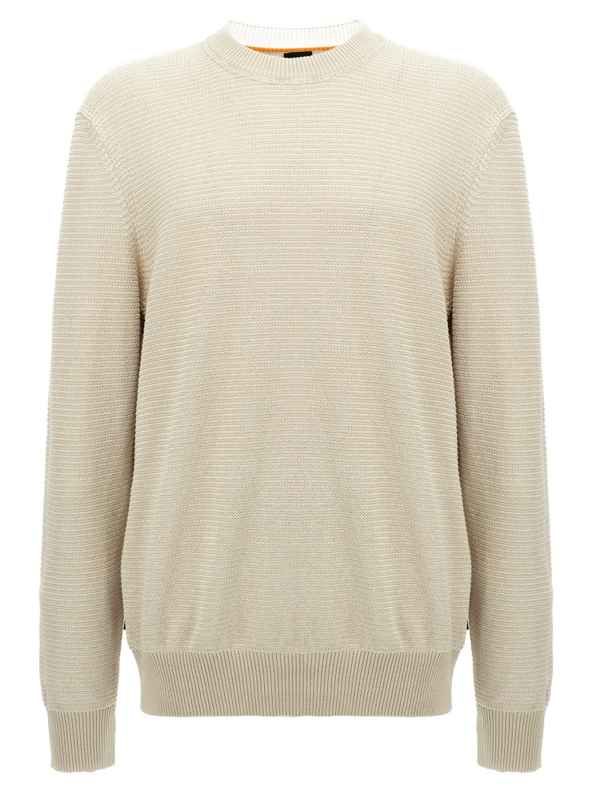 Shop Hugo Boss Beige Amercury Sweater