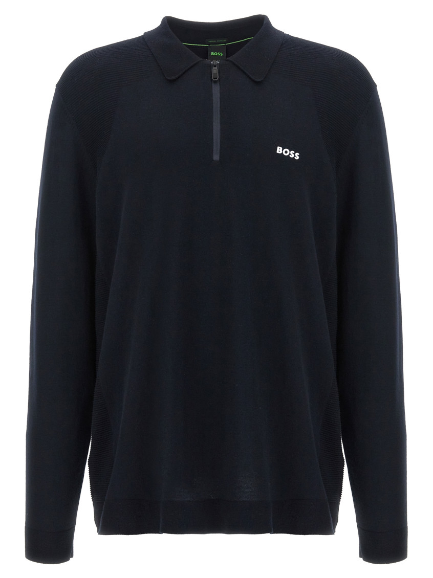 Shop Hugo Boss Blue Momentum Lite Sweater