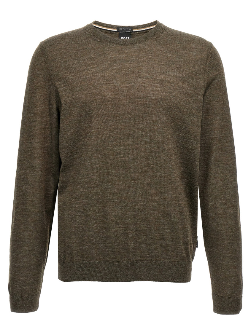 Shop Hugo Boss Green Leno-p Sweater