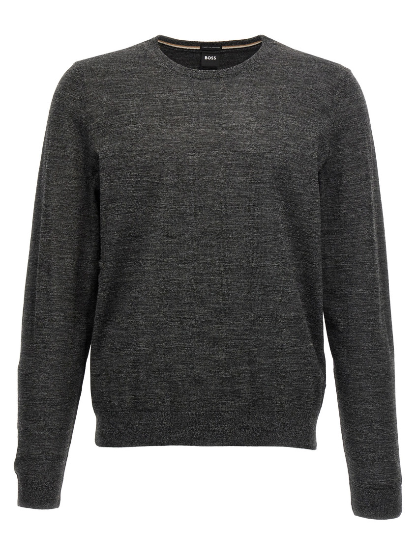 Hugo Boss Grey Leno-p Sweater In Grey