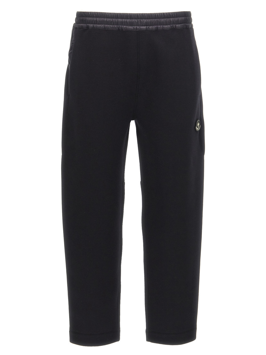 Moncler Year Of The Snake-patch Track Trousers In Black
